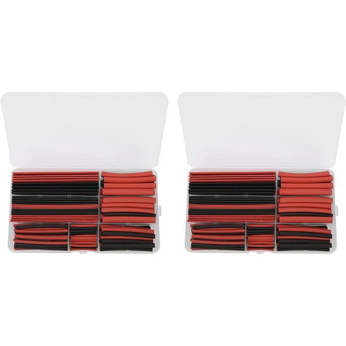 Tube Thermorétractable Noir 2:1 – Diamètre 1 Pouce (25 Mm) – Longueur 2 Pieds – Polyoléfine Souple