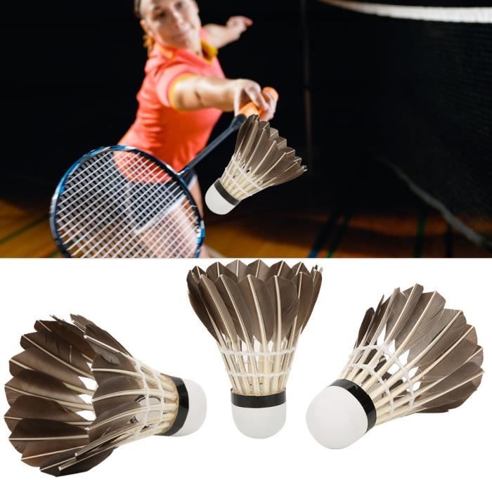 4PCS X Blanc Badminton Eva volants Intérieur/Extérieur Gym Accessoires 