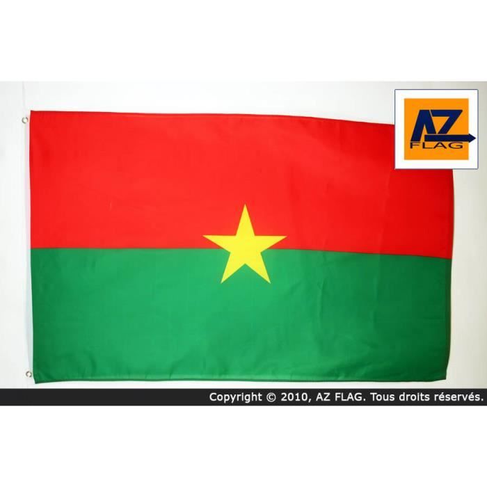 Drapeau Burkina Faso 150x90cm - burkinabais Hau… - Cdiscount