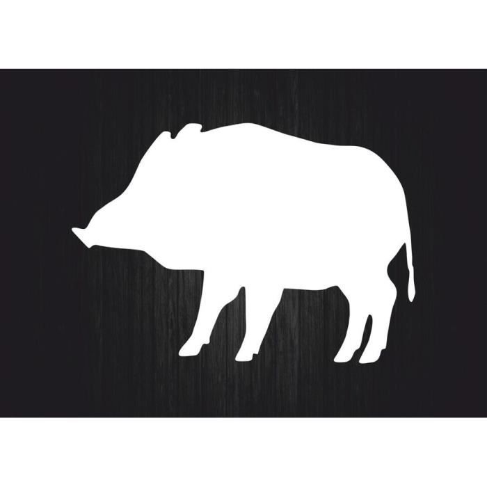 Autocollant Sticker Voiture Chasseur Sanglier Cdiscount Maison
