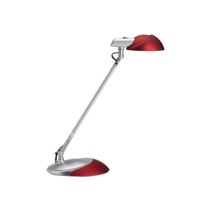 MAULstorm Lampe de bureau LED 7 W (équivalent 37 W) lumière du jour 6500 K bordeaux