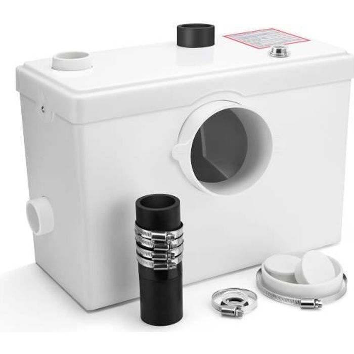 Lavabo Silencio 2 Aquamatix Broyeur Sanitaire pour lévacuation Des Eaux Usées WC Machine A Laver Lave-Vaisselle Douche 