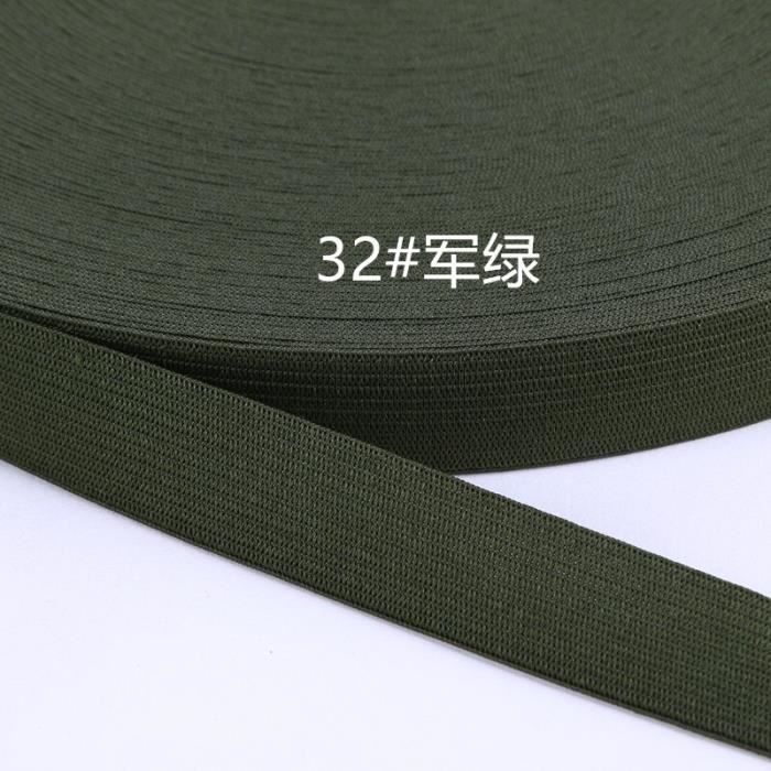 Lot De 24 Bandes élastiques De Couture 20mm X 1m - 24 Couleurs, Pour Vêtements, Perruques, DIY