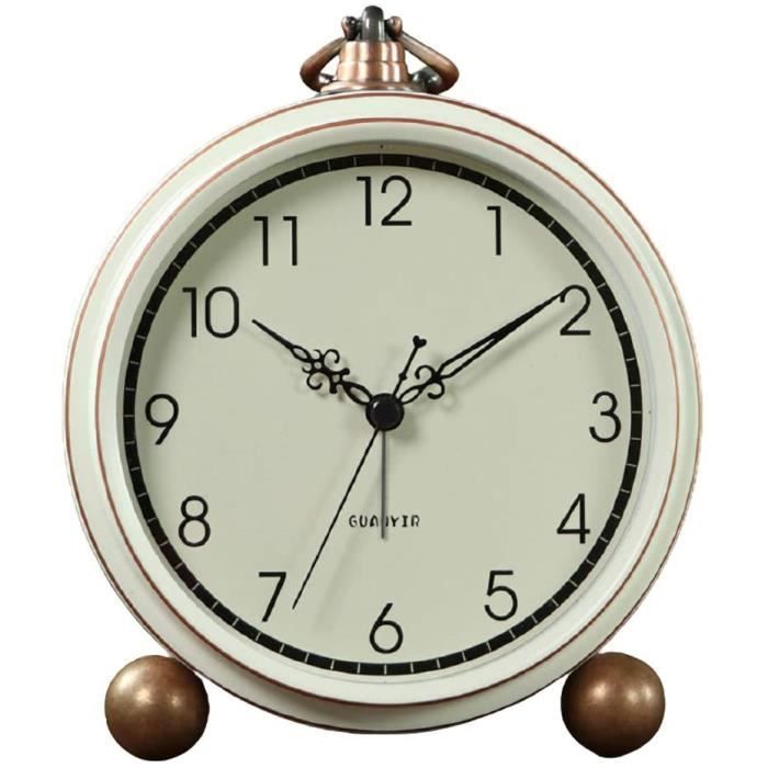 Mignon silencieux de chevet Quartz Horloge De Table Réveil Lumière Nuit Bureau Horloge Mignon silencieux de chevet Quartz Horloge De Table Réveil Lumière Nuit Bureau Horloge