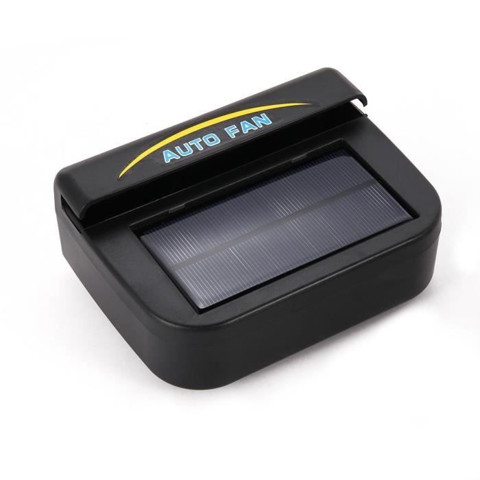 Ventilateur Allume Cigare BTER Ventilateur Solaire Voiture - Désintoxication Et Rafraîchissement Auto Refroidissement Auto Ventilation Solaire