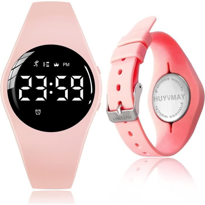 Montre Podomètre Non Connectée Sans Application, Montre Rechargeable Avec  Autonomie De 20 Jours, Montre Numérique Pour Enfant[e78] - Cdiscount Sport