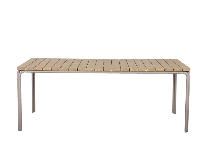 Table de jardin - BEAU RIVAGE - ASTI - Bois d'acacia FSC - Dimensions 200x100x75 cm