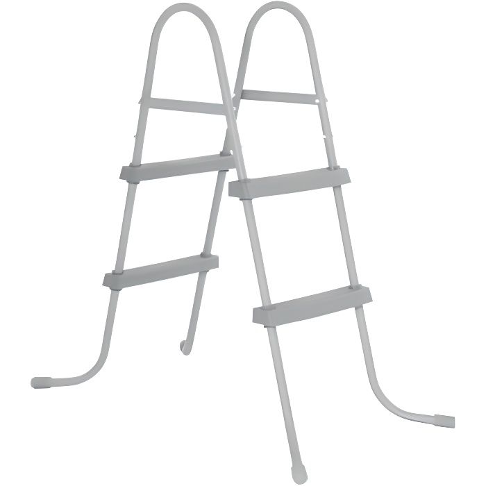 Bestway Echelle de sécurité pour piscine hors sol - 2x2 marches - hauteur 84 cm