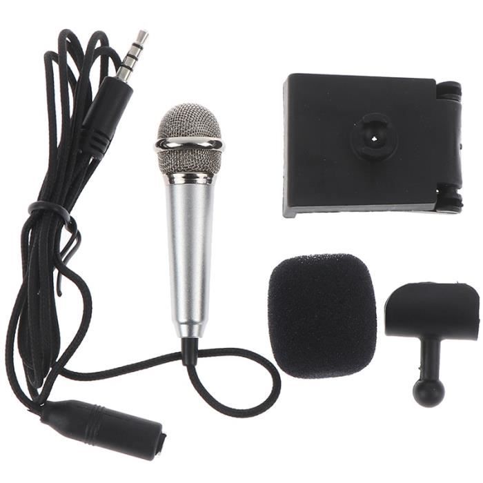 Mini Microphone de Studio stéréo Portable, 3.5mm, KTV, karaoké