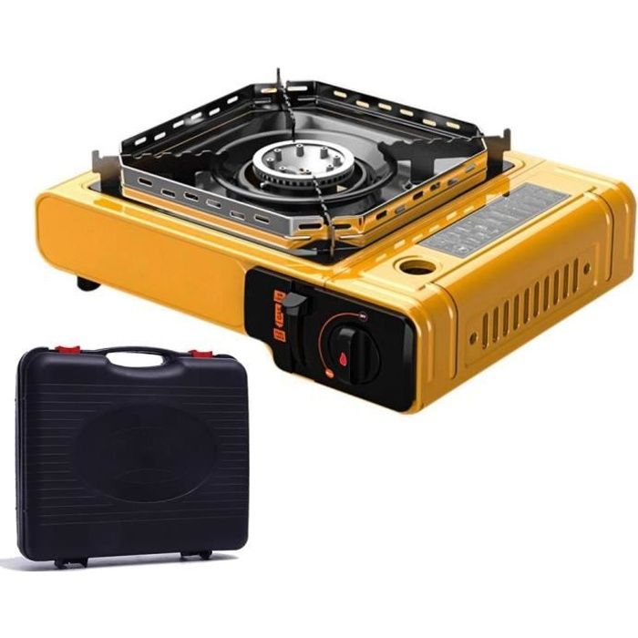 Réchaud De Camping Portable à Gaz, 2200 W, Noir, Modèle 2022, Neuf