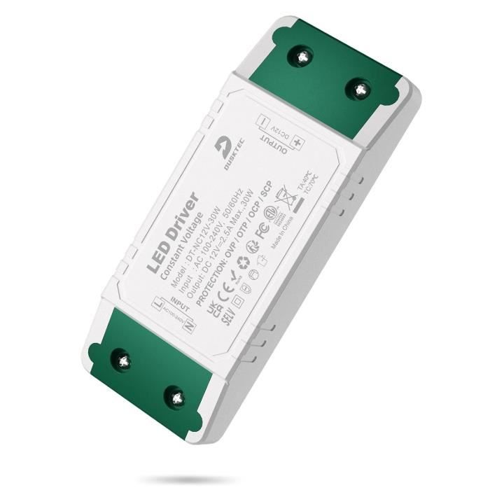 Transformateur 220V 12V Led, Ac À Dc Alimentation Tension Constante ...