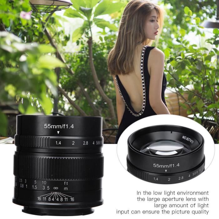 Objectif Meike 50mm F1.2 RF Pour Canon EOS R, RP, R5, R6 – Manuel, Plein Format, Monture RF - 4