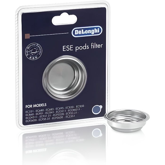 5513281011 Filtre à dosettes 1 tasse robot café EC Delonghi