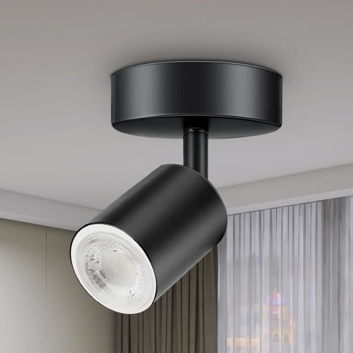 Support De Projecteur De Plafond Réglable 40-64 Cm - Capacité 15 Kg, Pour Maison Et Bureau (Noir)