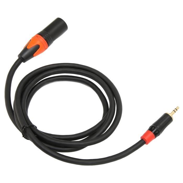 EJ.life Câble adaptateur de 3.5mm vers XLR câble audio pour