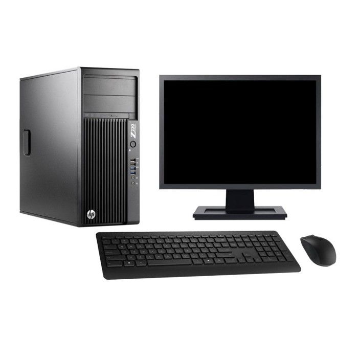 PC HP Z230 Ecran 27 Gaming GTX 1050Ti i7-4790 RAM 32Go 240Go SSD + 2To HDD W10 - Hewlett packard
