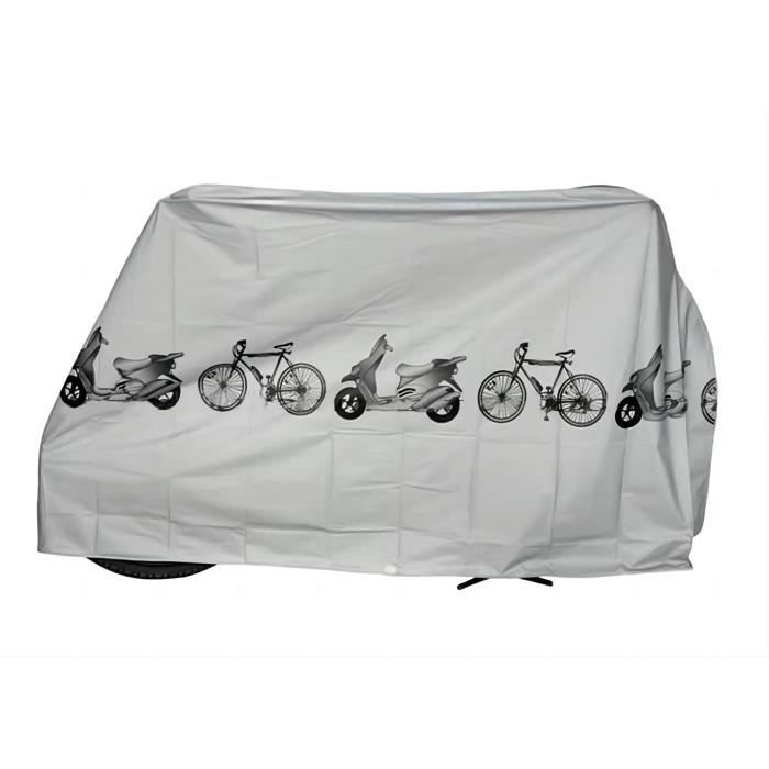 200x70x110CM Housse de Vélo Oxford Imperméable UV Couverture de Protection  Exterieur Vehicule Moto Bâche Housse d'Pluie