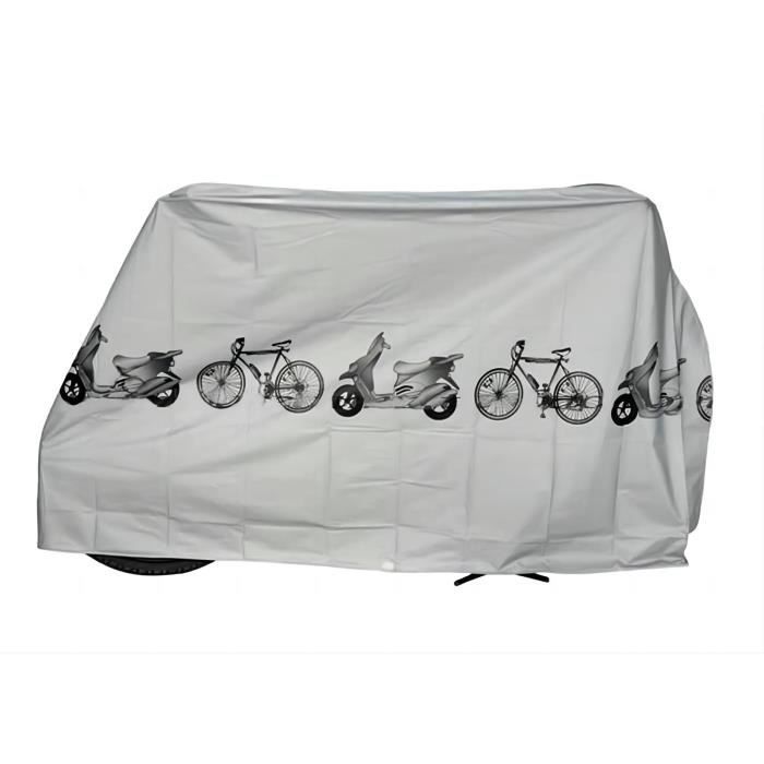 Housse Vélo Extérieure Imperméable – Taille 200x70x110 Cm, Polyester, Anti-UV – Pour VTT, Vélo De Route, Vélo électrique - 5