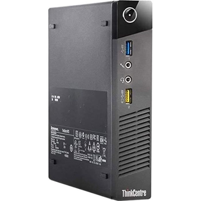 LENOVO Ultra mini pc  m73 tiny usff i5-4570t ram 8go disque 250go windows 10 wifi