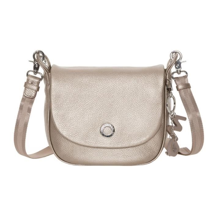 Sac Bandoulière Mandarina Duck Mellow Urban En Cuir De Veau - Couleur Avio (bleu) - Neuf Avec étiquettes