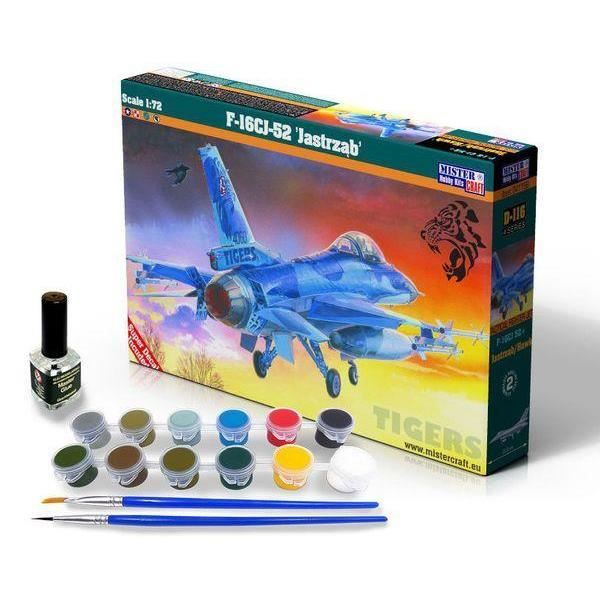 Modellbausatz F-16CJ-52+Jastrzab/Hawk – D-116, Plastikmodell Zum Selberbauen