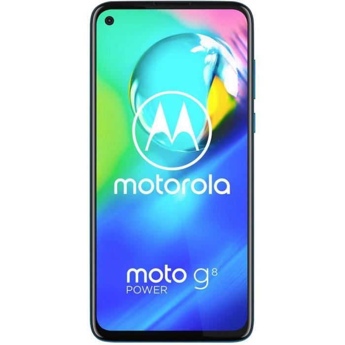 Smartphone double SIM 4G Motorola G8 Power PAHF0008DE 64 6.4 pouces (16.3 cm) slot hybride Android™ 10 16 Mill. pixel, 2
