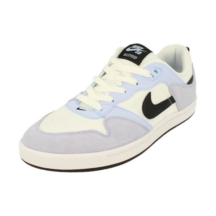 Nike Baskets Nike Sb Alleyoop Hommes - Blanc - Lacets - Synthétique