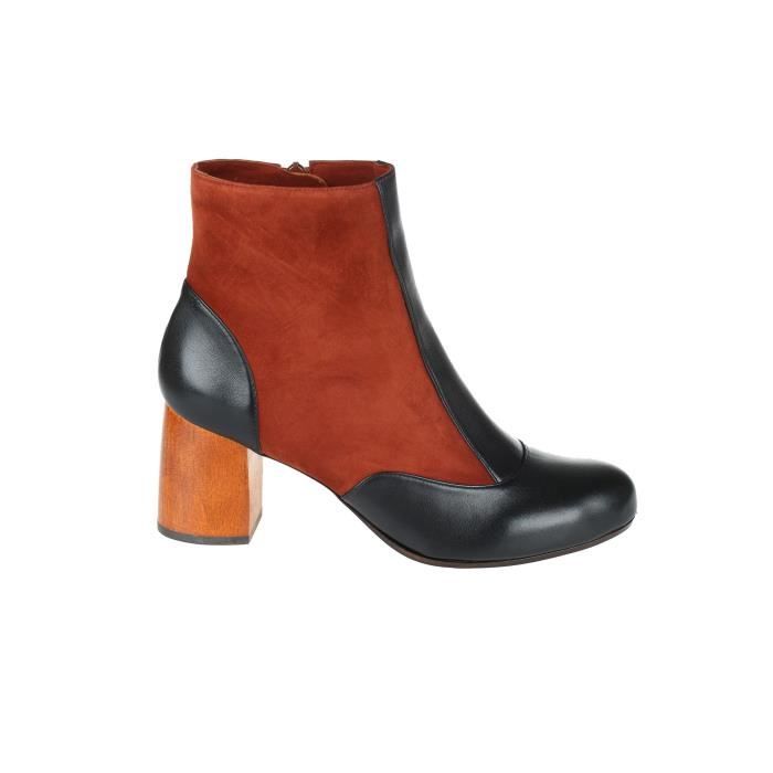 bottine multicolore femme