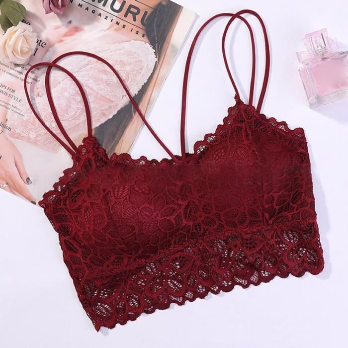 Body Femme Dentelle Élégant - Haut Été Manches Ailées - Matière Douce Stretch
