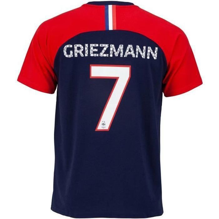 T-shirt EQUIPE DE FRANCE Griezmann FFF Coton Manches