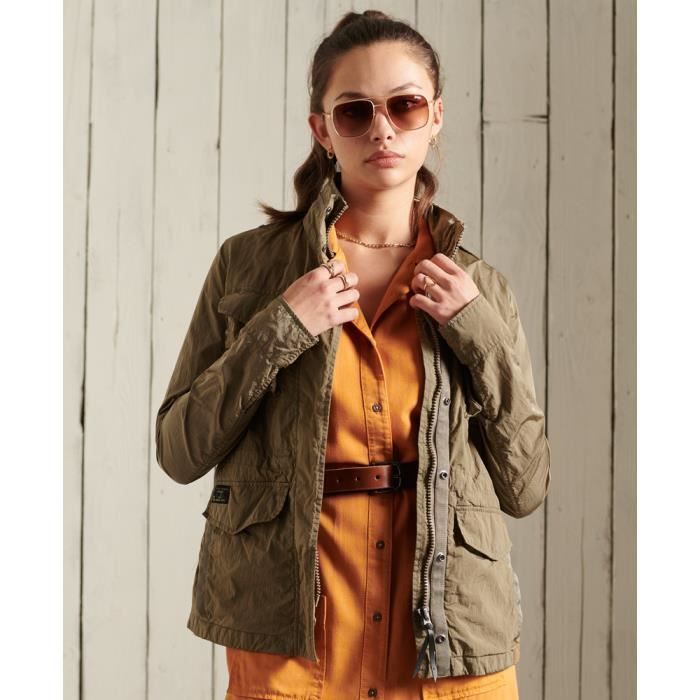 Veste femme Superdry New Military M65 - sable