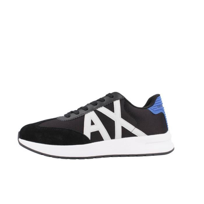 Armani Exchange Basket Armani Exchange - Réf. XUX071-XV527-S281 - Noir - Synthétique - Lacets