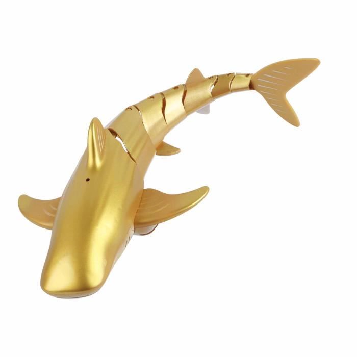 Requin Télécommandé Pour Piscine – Bateau RC Réaliste Avec Lumière Et Jet D'eau, Moteur Coupe Automatique Hors De L'eau, Jouet éducatif Et Interactif Pour Enfants