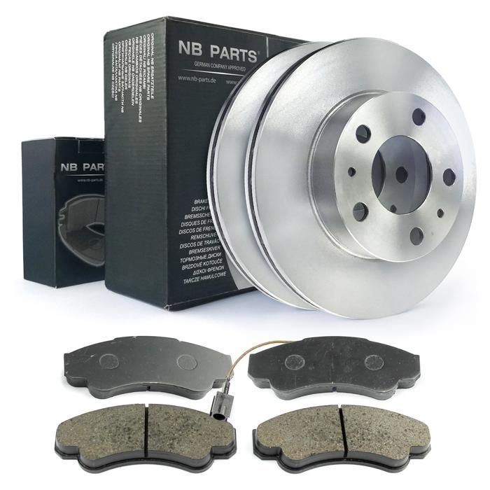 Kit De Frein Avant Complet Pour Opel (Ascona C, Corsa A, Kadett D/E, Vectra A) - 2 Disques 236 Mm + 4 Plaquettes - Certifié ECE-R90 - 12