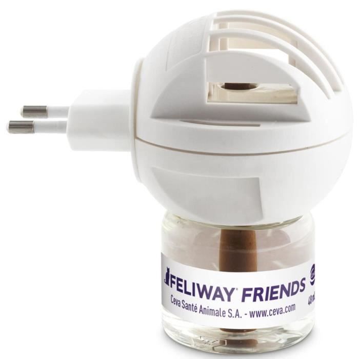 Comparer les prix de Diffuseur de phéromones - Friends - 48 ml - Réduit tensions - Aide à prévenir lagression - Pour chats