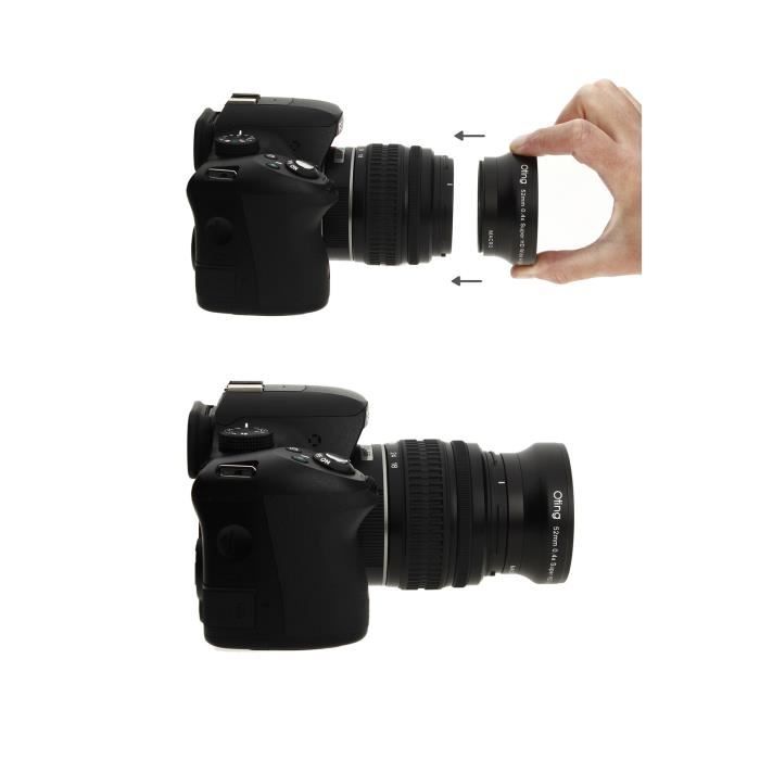 2-Pc HD Lens Kit Telephoto & Wide Angle Lens Set For Fujifilm X-T2 X-T20