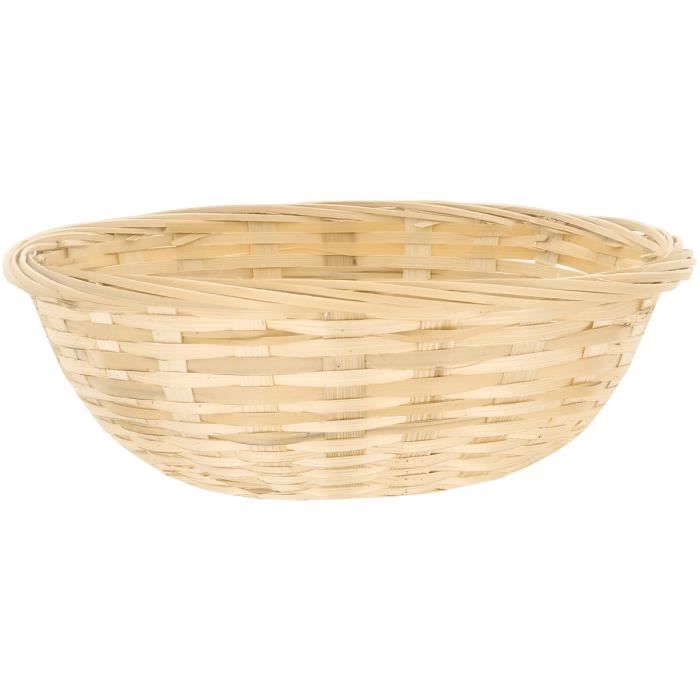 Corbeille /à fruits ronde 30 x 25 x 25 cm beige