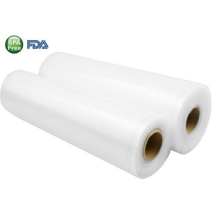 Rouleaux Sous Vide Gaufrés pour Machine Mise Sous Vide 20 cm X