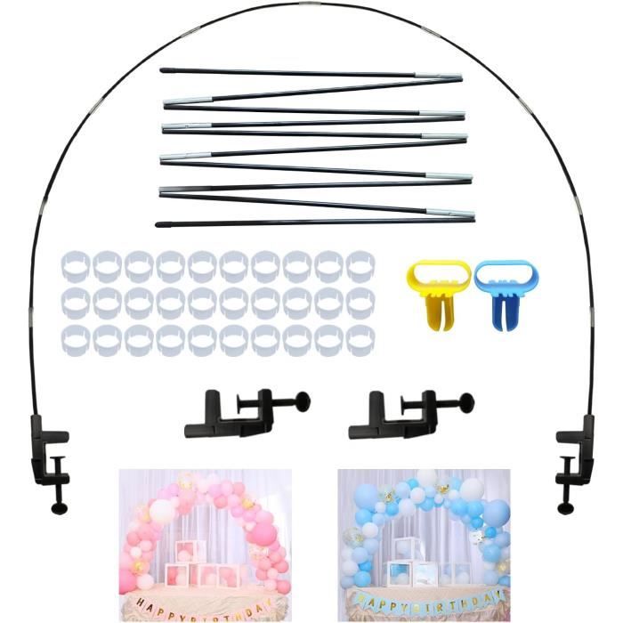 Arche De Mariage Réglable 2x2 M - Base En T, Support Décoration Pour Cérémonie, Anniversaire, Jardin