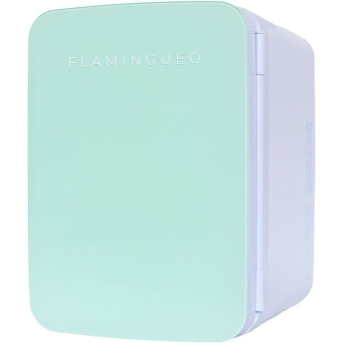 FOHERE Mini Frigo 10L - Frigo Portable Pour Chambre, Bureau, Voiture - Silencieux, Sans Fréon - Jusqu'à 12 Canettes - Blanc - 6