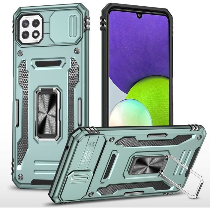 Coque Huawei Honor 8 Hybride Noire Et Bleue Avec Béquille – Neuve