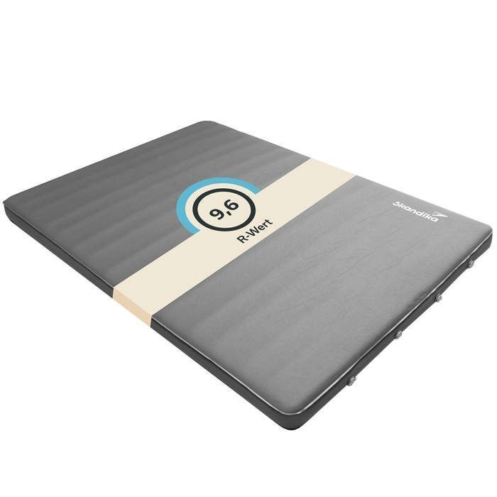 Matelas autogonflant de camping - Skandika 3D Premium Double - 195x140x10 cm gonflable 2 Pers. épaisseur : 10 cm