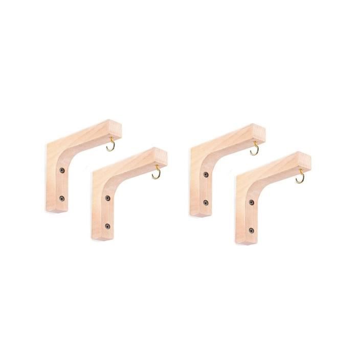 Lot De 2 Supports Muraux Pour Paniers Suspendus - Crochets En Fer Noir Robuste, Idéal Pour Plantes, Pots De Fleurs, Mangeoires Oiseaux Et Lanternes Jardin
