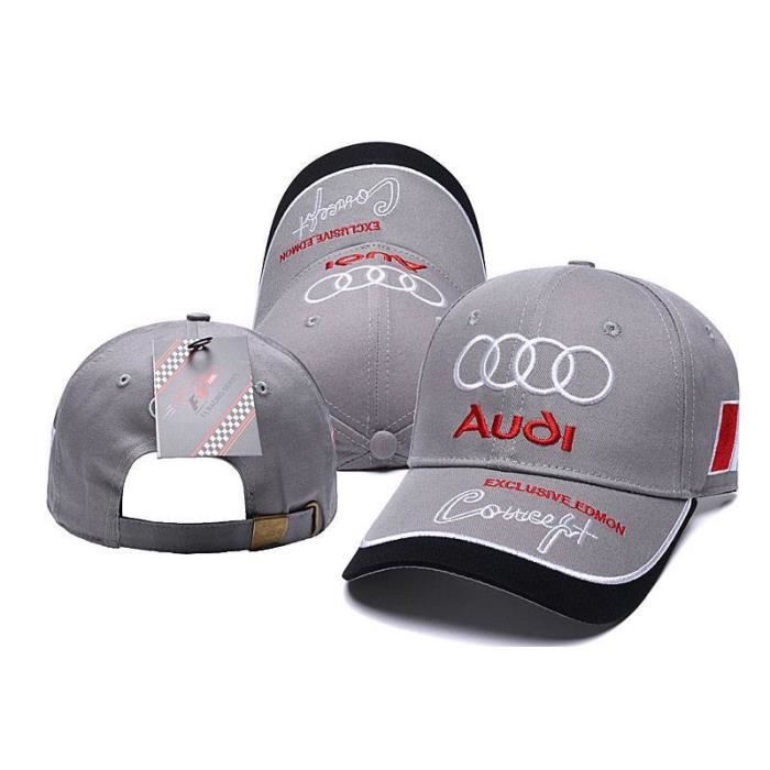 Casquette Audi RS Sport Réglable - Logo RS, Effet Coton Lavé, Unisexe, Noire - Neuf Avec étiquettes