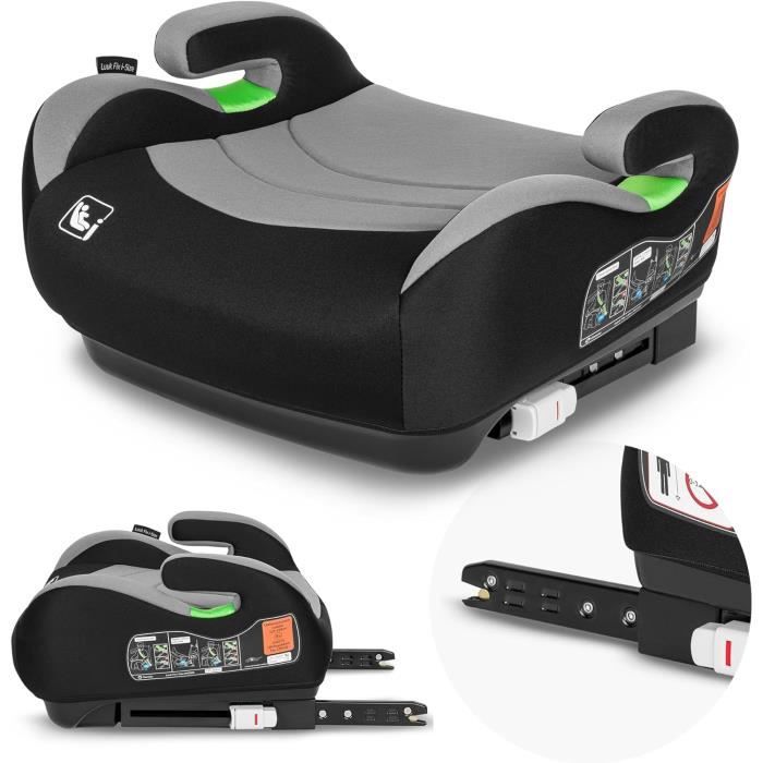 LIONELO LUUK FIX i-Size Réhausseur Siège Auto pour Enfants avec ISOFIX ...