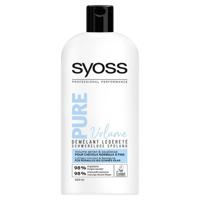 SYOSS Après-shampooing Pure Volume - 500ml
