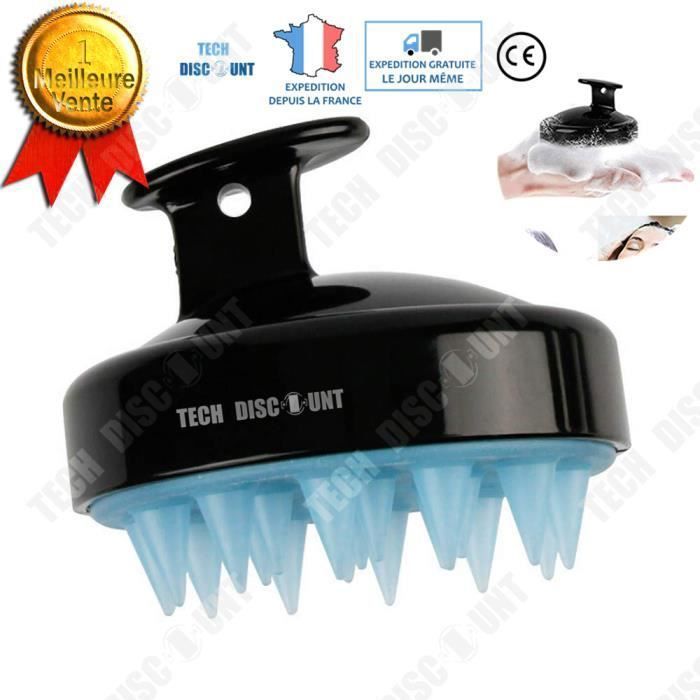 Brosse Démêlante Massage Cuir Chevelu – Pour Cheveux Bouclés, Humides | Brosse Cheveux Homme Femme
