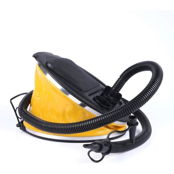 Pompe à Pied Pour Bateau Gonflable - Gonfleur Manuel Kayak, Bouée, Matelas - Débit Rapide Et Portable