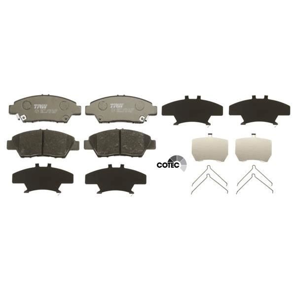 BORG BBP2207 Lot de plaquettes de frein DISQUE DE FREIN AVANT