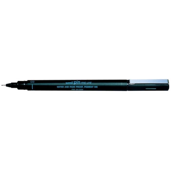Feutre technique 0,3mm PIN 03200 Pte calibrée Noir